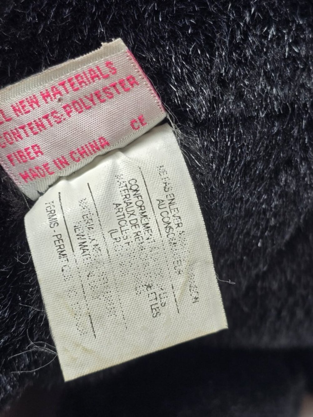 Douglas "Bud" Black Lab Labrador Dog Plush Sitting Vintage Pink Tag - Picture 4 of 12